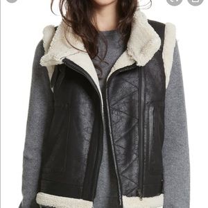 Joie faux shearling vest